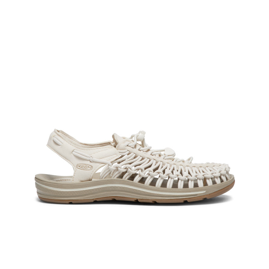 UNEEK Women's Sneakers - Breathable Comfort Walking Shoes for Women | White Cap/Cornstalk | Perfect for Casual Wear, Travel & Outdoor Activities