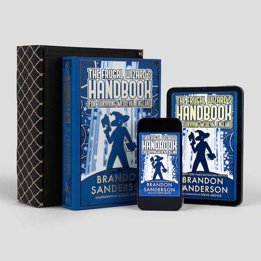 The Frugal Wizard's Premium Fan Bundle with Audiobook - Exclusive Collectible Set for Fantasy Book Lovers - Perfect for Gifts, Reading Nights & Book Club Discussions
