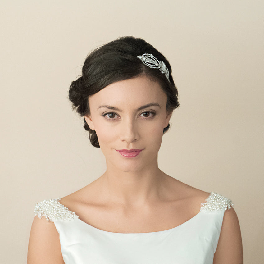 Vintage Art Deco Bow Headpiece by Ritz - Elegant 1920s Style Hair Accessory for Weddings, Parties & Costume Events