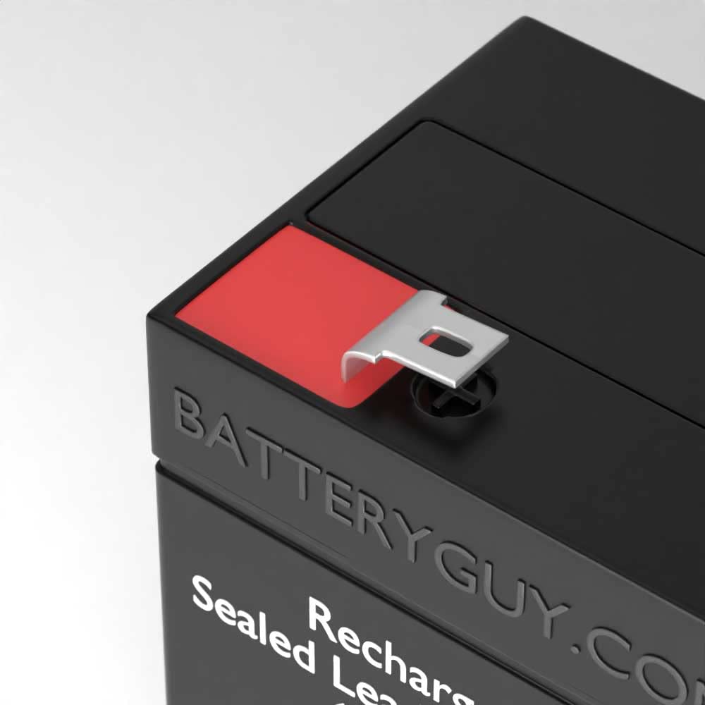 Replacement 6V 1.0Ah SLA Rechargeable Battery for Computer Monitors - Pack of 3 | Power Backup for UPS, Emergency Lighting & Security Systems