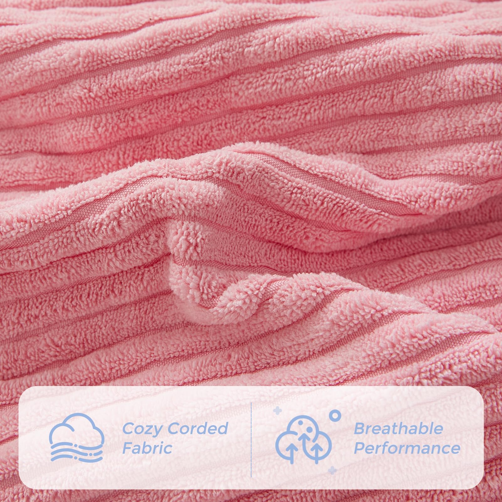 MAXYOYO Kids Corduroy Bean Bag Chair - Convertible to Floor Mattress, Soft & Comfortable Pink Lounge Chair for Bedroom, Playroom & Dorm Room - Perfect for Reading, Gaming & Relaxing