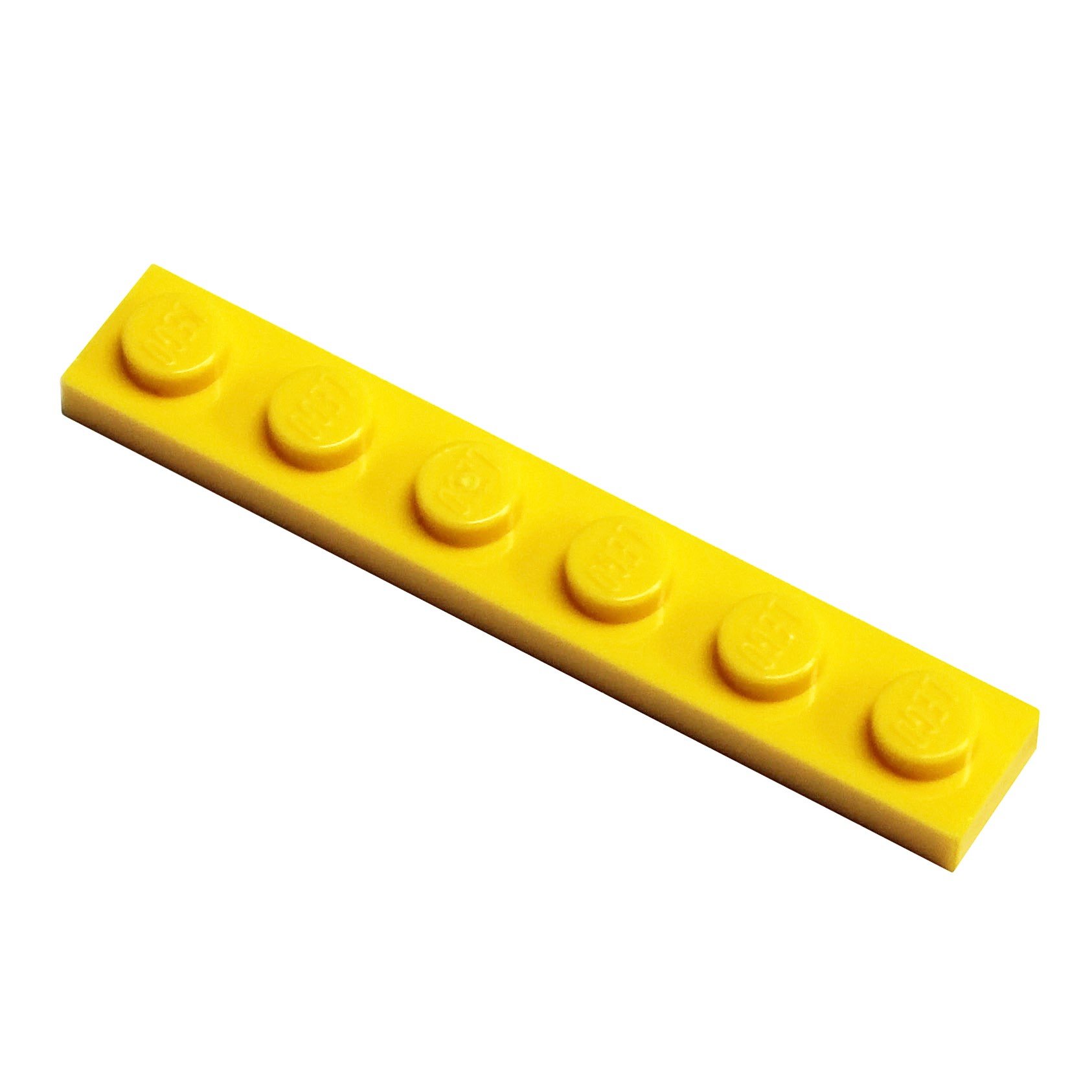 LEGO Bright Yellow 1x6 Plate - Pack of 20 Building Bricks for LEGO Creations, DIY Projects & Model Construction | Perfect for MOC Builders, LEGO Enthusiasts & Educational STEM Activities