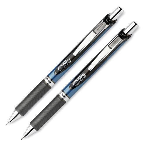 Pentel EnerGel RTX 0.7mm Gel Pen Set - Black Ink for Office & School