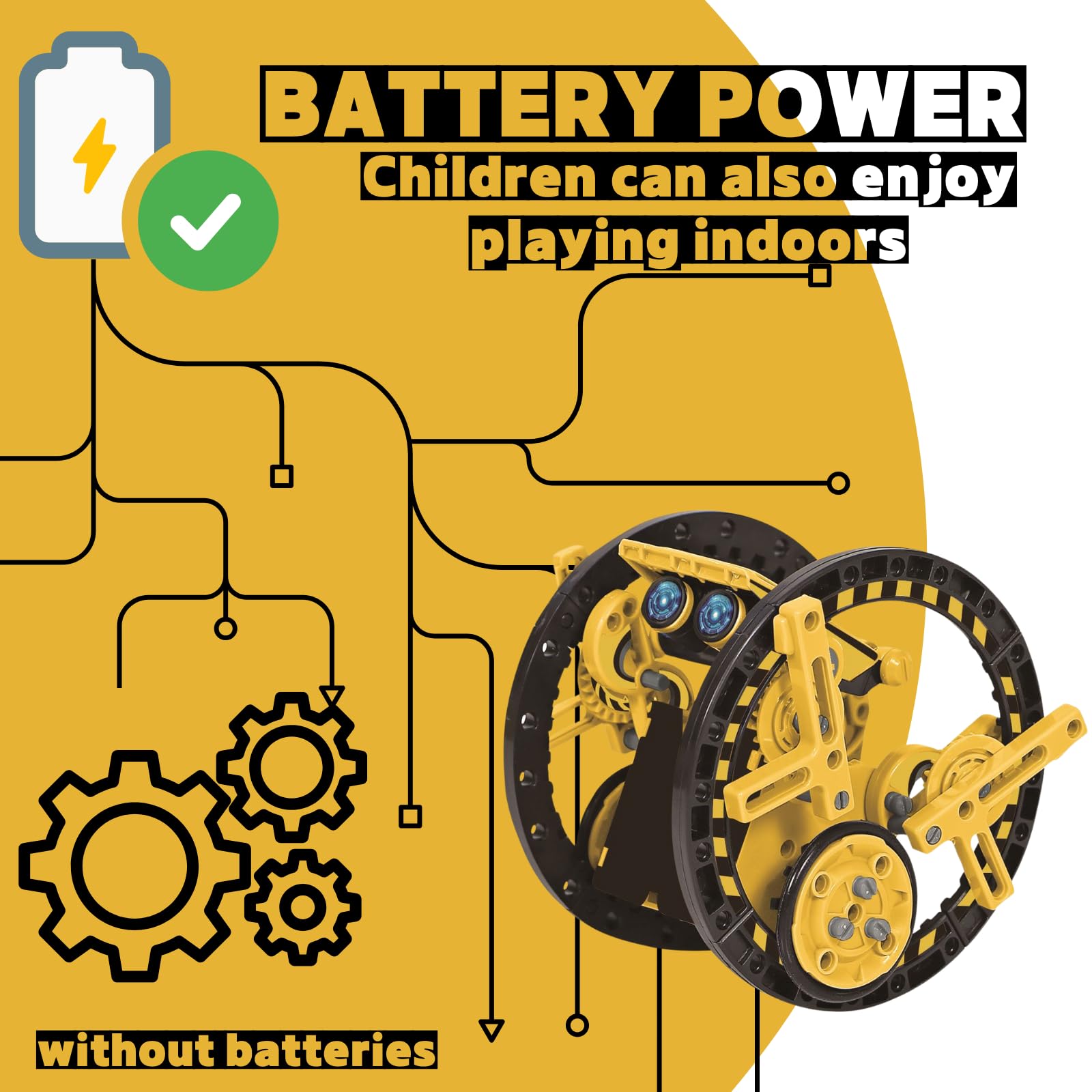 ZeniMakers STEM Solar Robot Kit - Educational Science Toys for Kids Ages 8-14 | DIY Building Robotics Kit for Boys & Girls | Perfect Christmas Birthday Easter Gift | Fun Learning Projects for Home & Classroom
