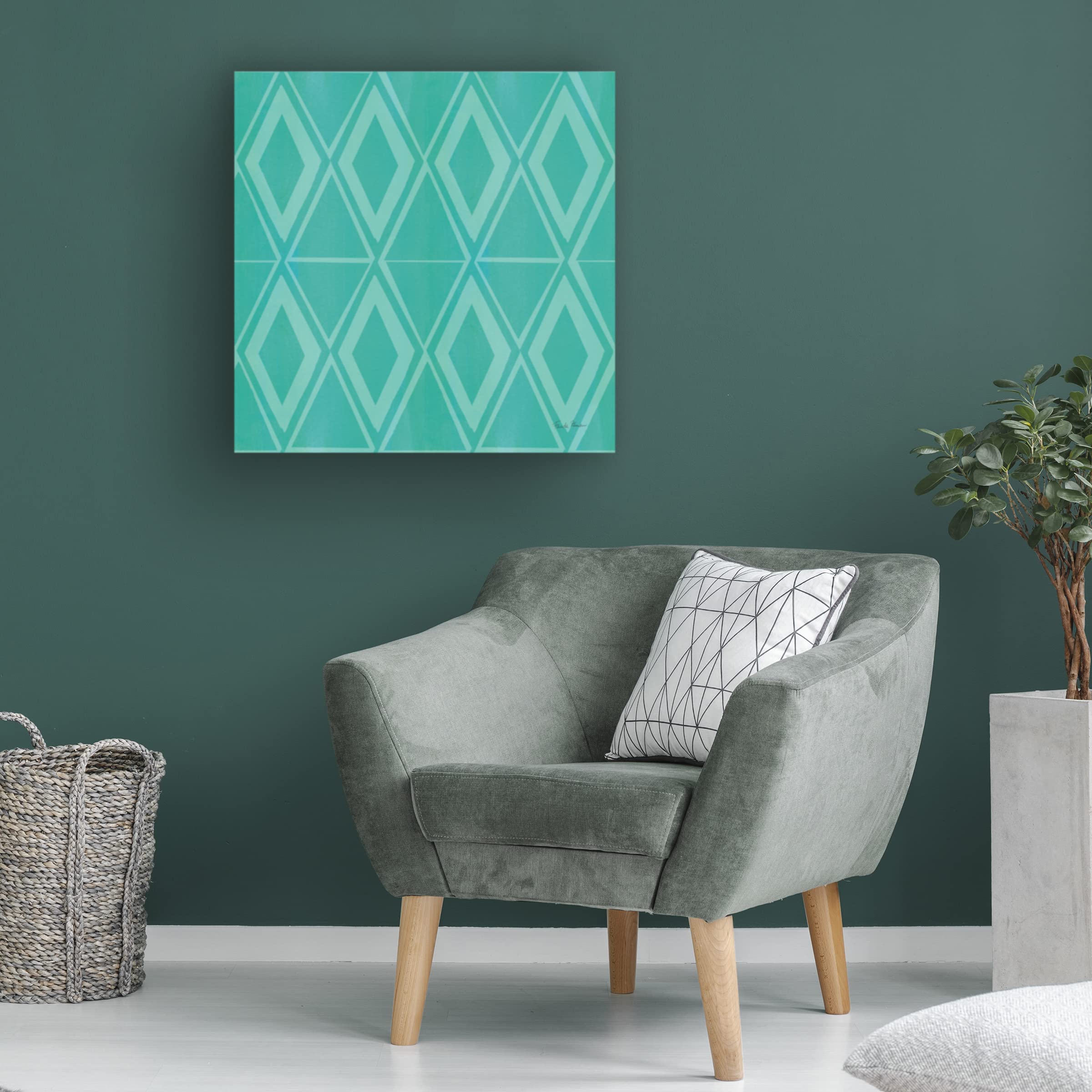 Trademark Fine Art 'Tutti Frutti Pattern VIB' Canvas Art Print by Farida Zaman - Vibrant Abstract Wall Decor for Living Room, Bedroom & Office