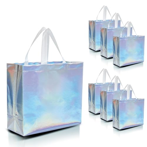 Iridescent With White Handles - Large Size