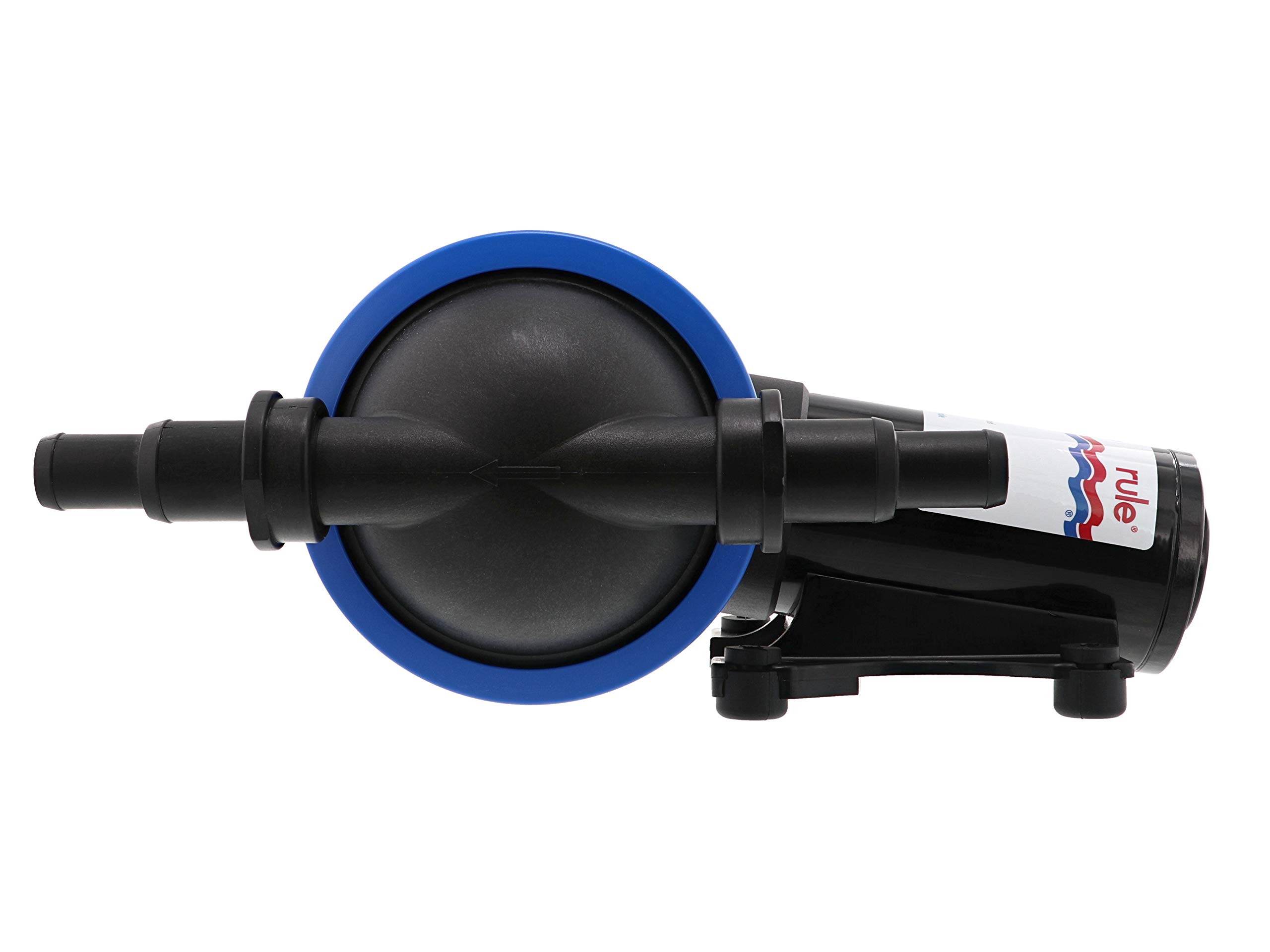 Rule Dry Bilge Pump with Panel Switch - Automatic Marine Boat Water Removal System for Yachts, Sailboats & Fishing Vessels