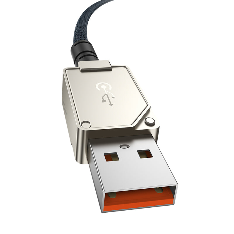 Baseus Unbreakable 100W Fast Charging USB to Type C Cable 1m - Durable & High-Speed Charging for Smartphones, Tablets & Laptops - Perfect for Home, Office & Travel Use