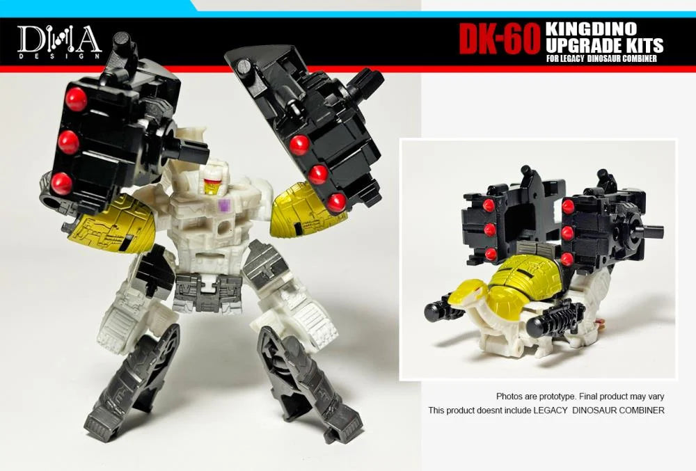 DNA Design DK 60 Upgrade Kit for Legacy Dinoking - Premium Replacement Parts for Transformers Collectors | Perfect for Display, Customization & Toy Restoration
