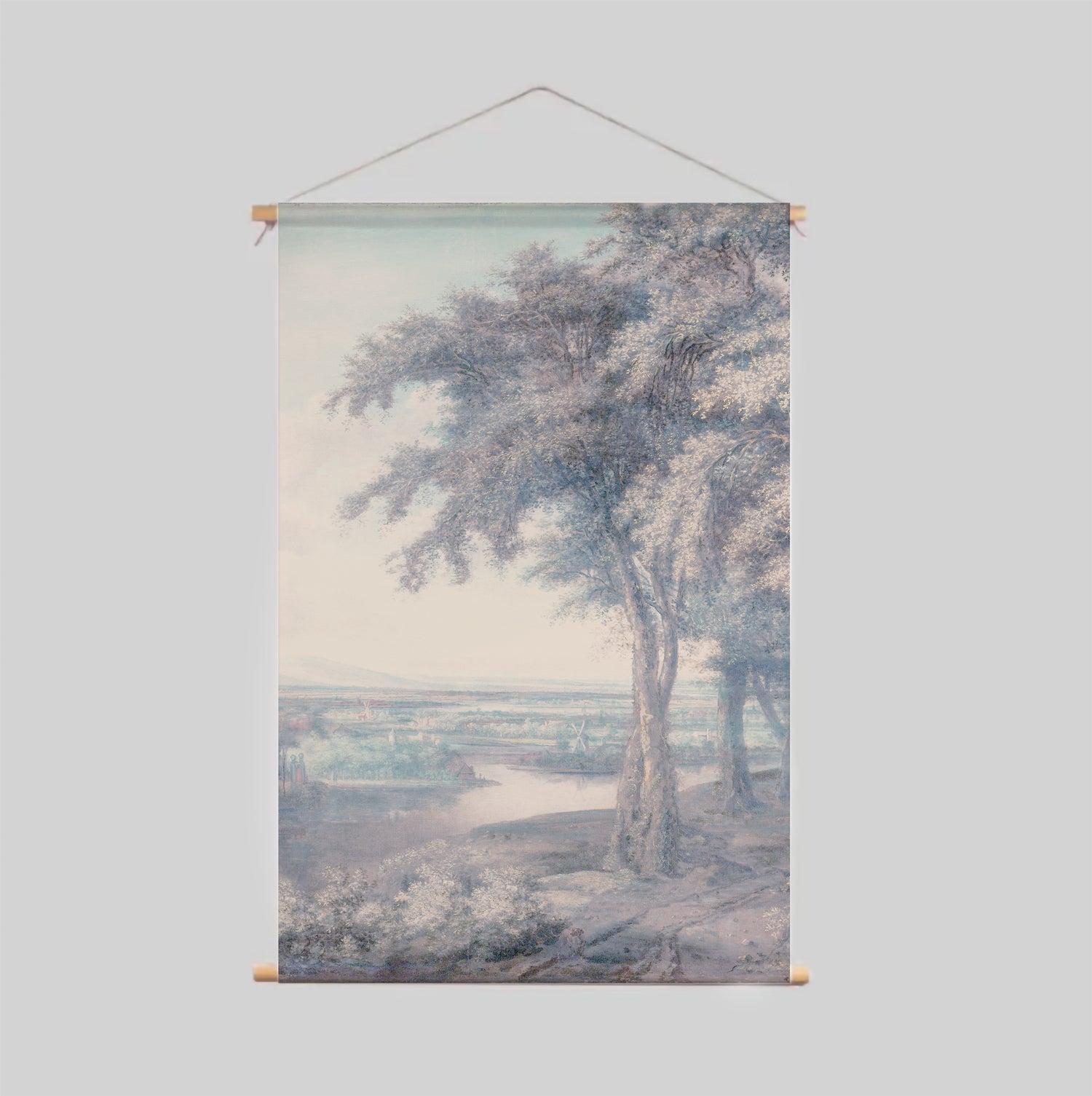 Dutch Master Blue Textile Poster - Vintage Art Wall Decor for Living Room, Bedroom & Office - Perfect for Home & Office Aesthetics