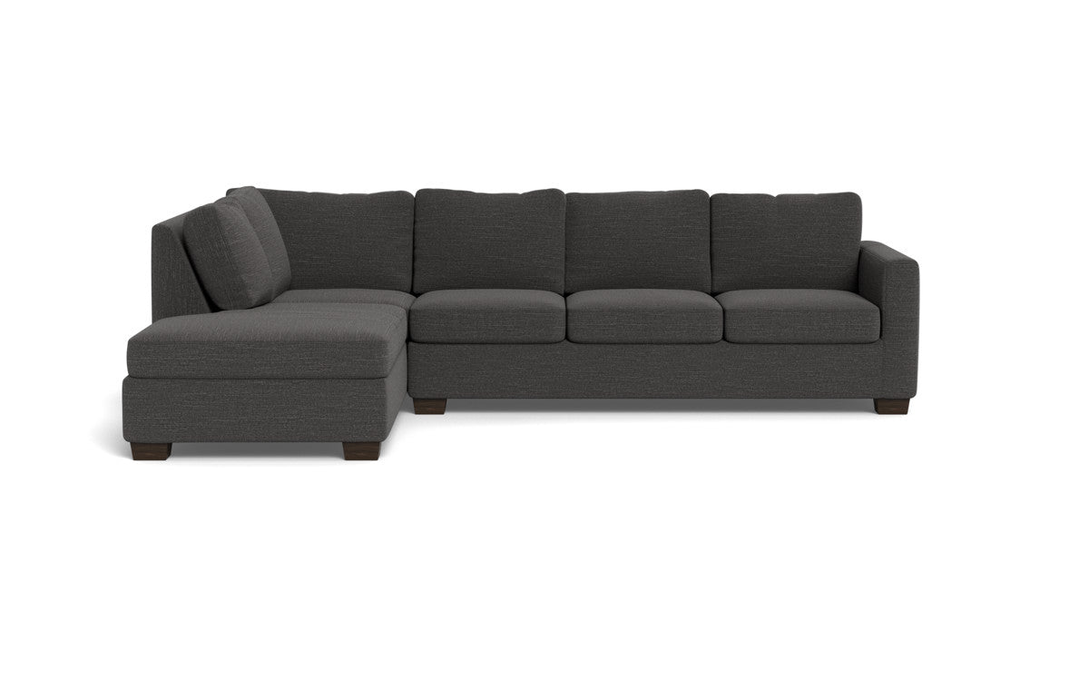 Track 121 Left Chaise Sectional Sofa - Modern L-Shaped Couch for Living Room | Perfect for Small Spaces & Family Gatherings