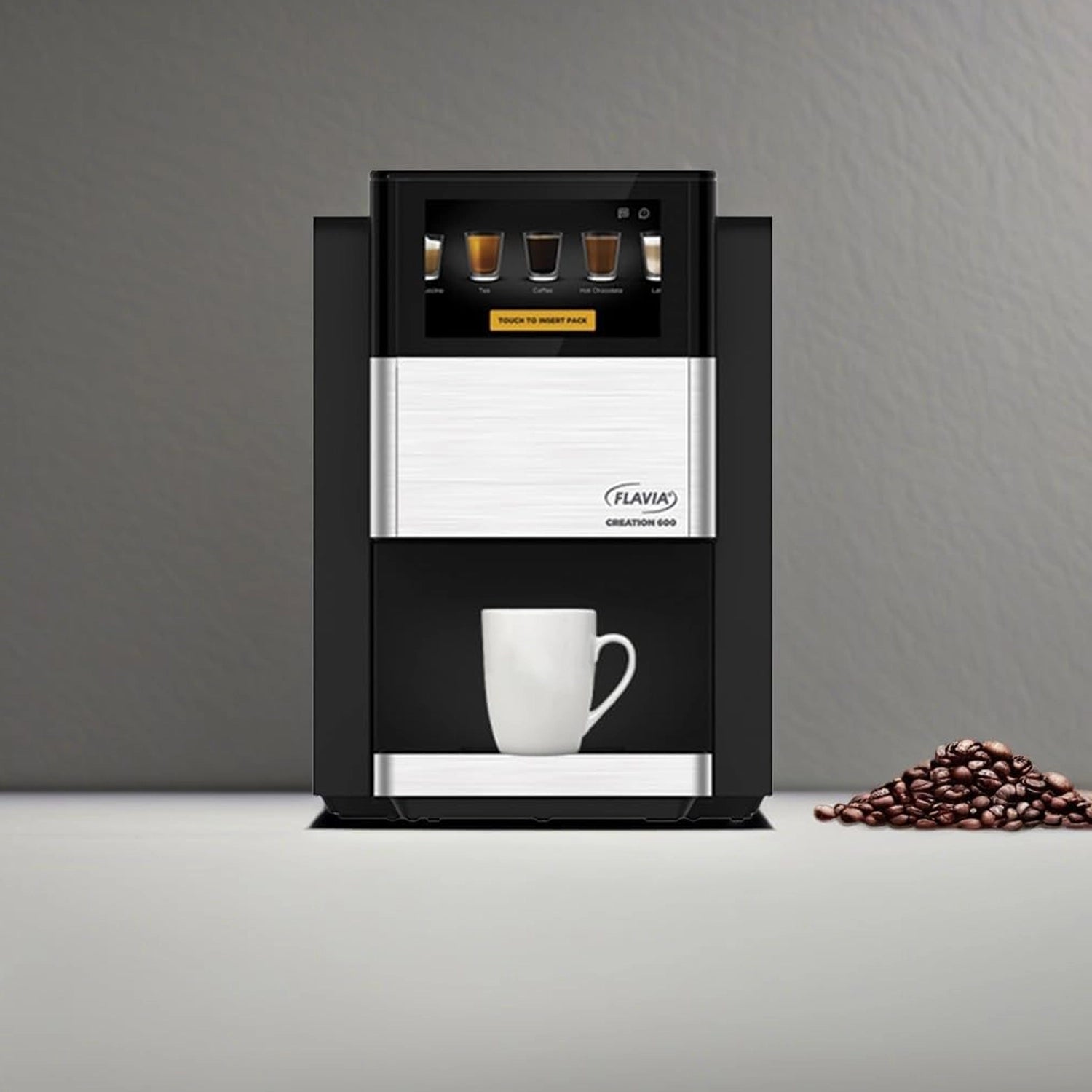 Flavia Creation 600 Single-Serve Coffee & Beverage Maker - Office & Home Use Coffee Machine with Fast Brewing Technology