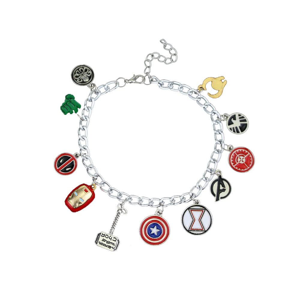 My Hero Academia Charm Bracelet - Anime Manga Series Jewelry for Girls & Boys | Perfect for Cosplay, Gifts & Anime Fans Collection