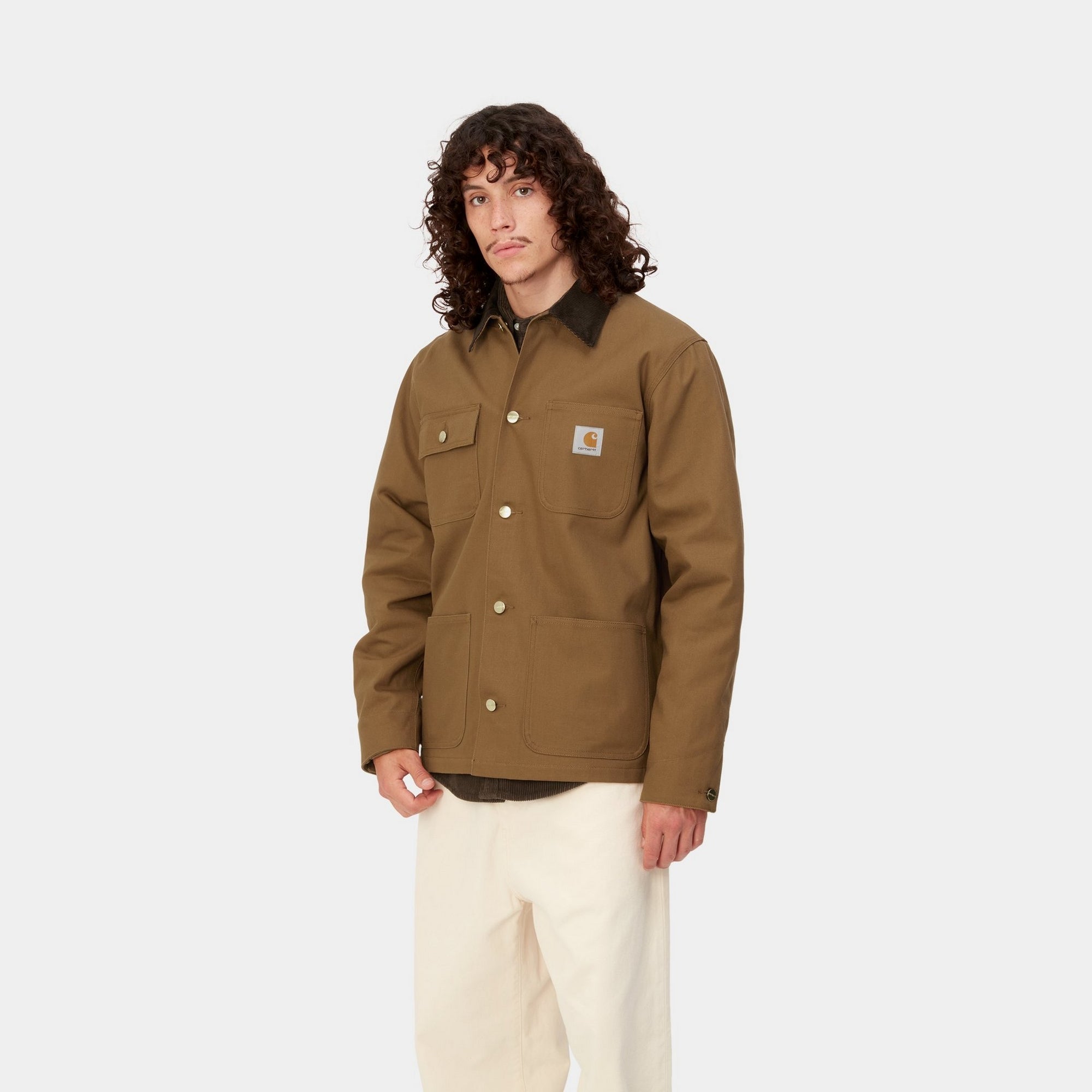 Michigan Chore Coat - Winter Work Jacket in Hamilton Brown/Tobacco Rigid | Durable Workwear for Outdoor Labor & Cold Weather
