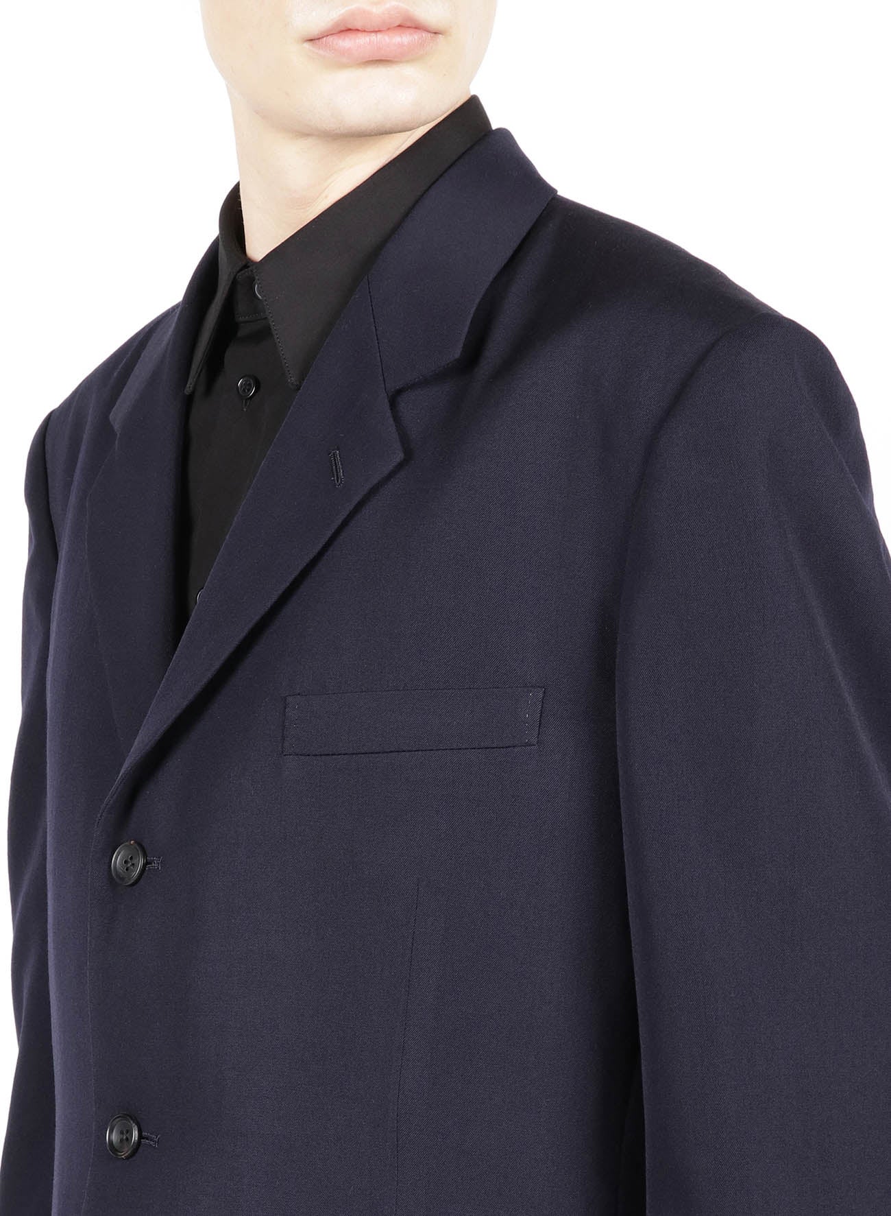 Premium Men's Gabardine Suit Jacket - 3 Button Single Breasted Formal Blazer for Business, Weddings & Special Occasions