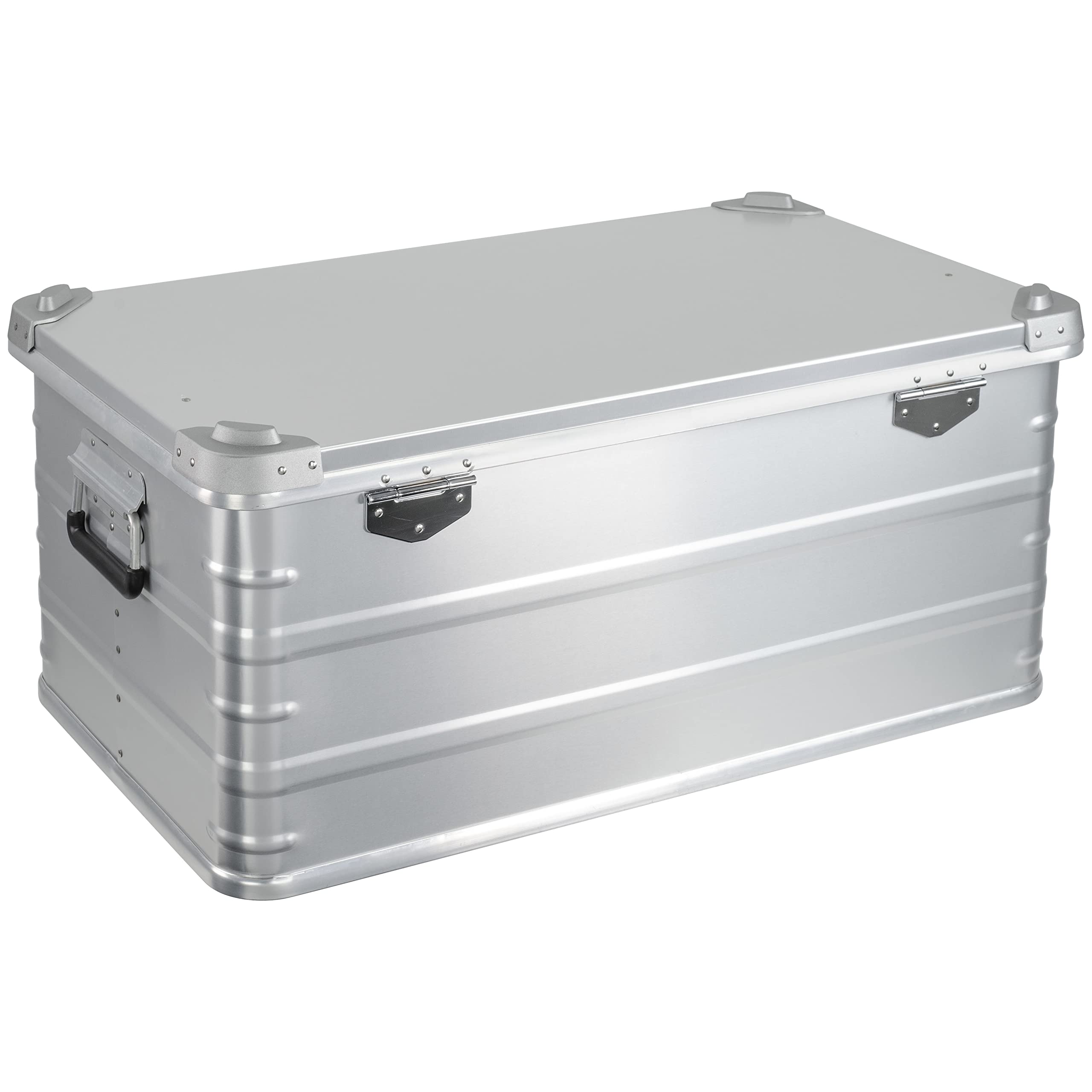 Premium Aluminum Cargo Storage Trunk & Chest - 95L Large Capacity, Heavy Duty Crossover Case for Travel, Camping Gear & Home Organization - Durable Storage Box for Outdoor Adventures & Household Use