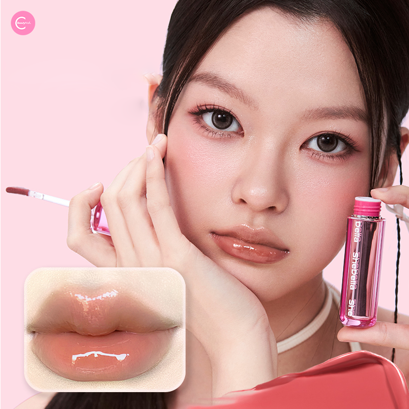 SheDella Glossy Lip Serum - Hydrating Plumping Lip Treatment with Vitamin E | Perfect for Daily Moisture & Night Care