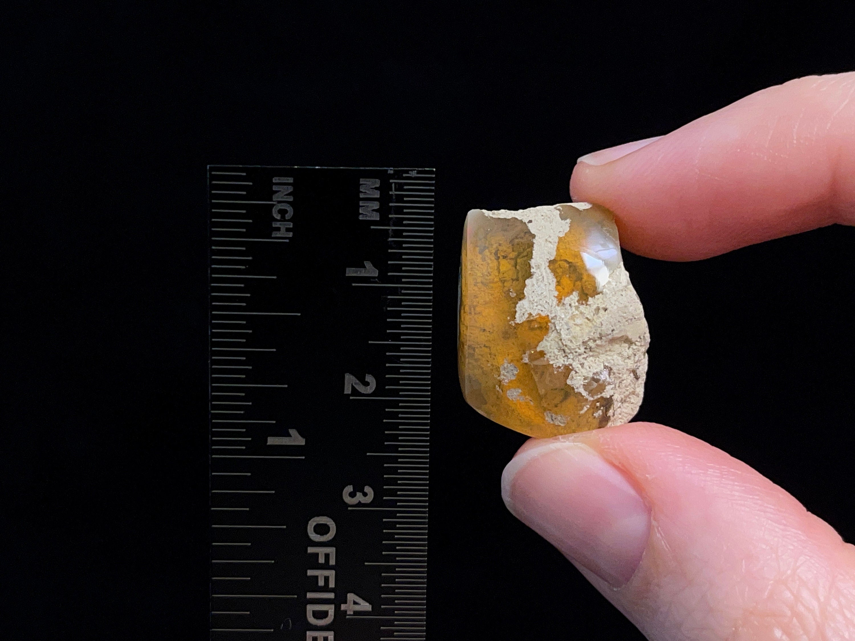 Natural Welo Opal Crystal - 3A Polished Raw Opal Stone, October Birthstone for Jewelry Making (48201) | Healing Crystal, Gift Idea, Meditation & Spiritual Use