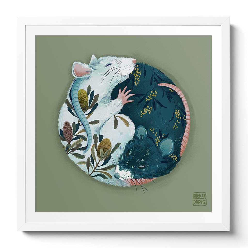 Yin and Yang Native Style Home Decor - Handmade Spiritual Wall Art for Meditation & Feng Shui - Perfect for Living Room, Bedroom, or Yoga Studio