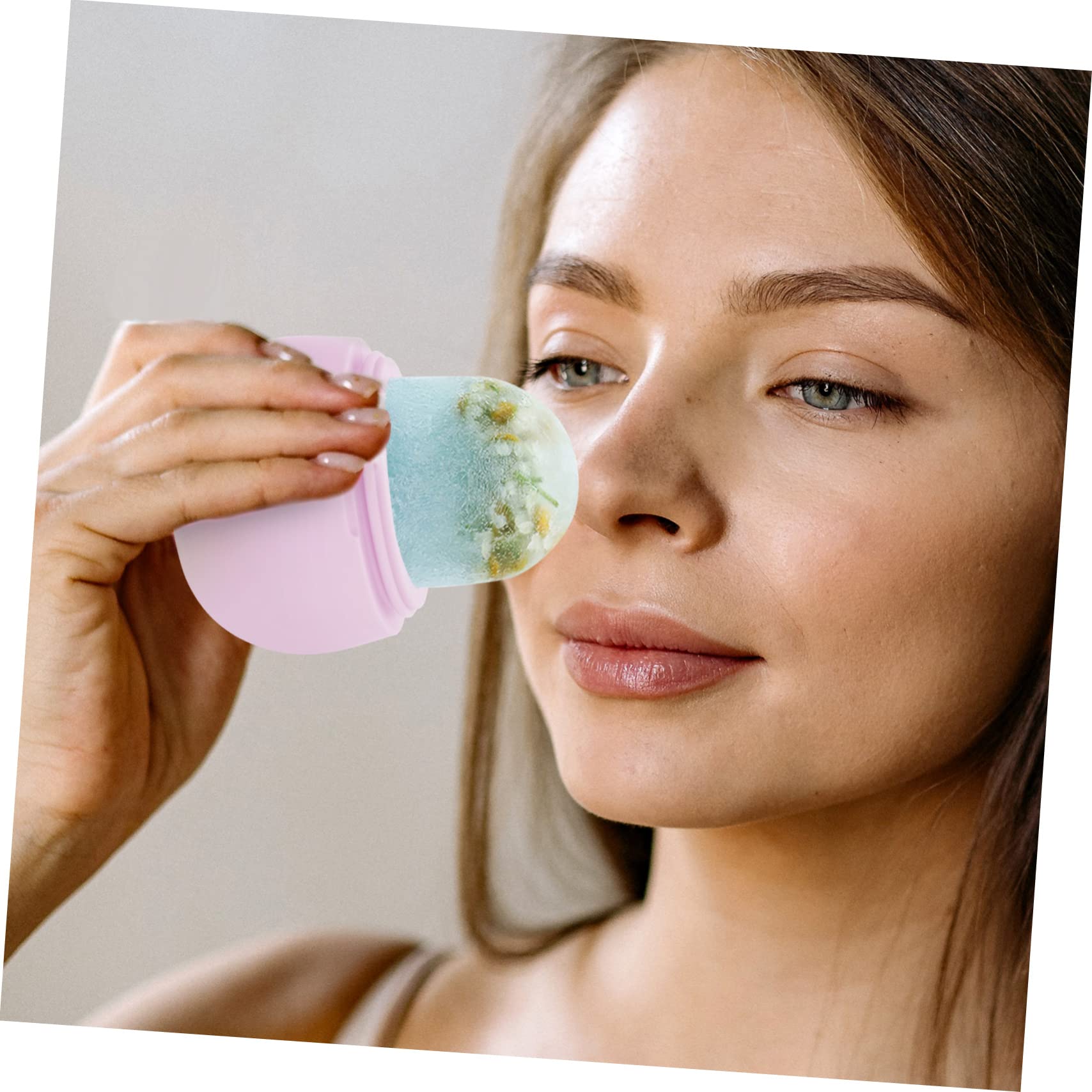 FOMIYES Silicone Ice Roller for Face - Cooling Facial Massager to Reduce Puffy Eyes, Shrink Pores & Soothe Skin | Perfect for Morning Routine, Post-Workout Recovery & Skincare Treatment