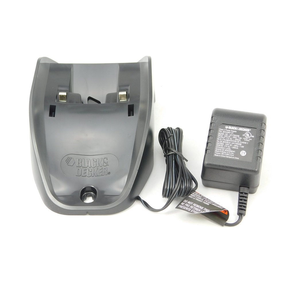 Black & Decker 90570041 Battery Charger & Base Station - Fast Charging for Cordless Tools - Perfect for Home DIY & Professional Use