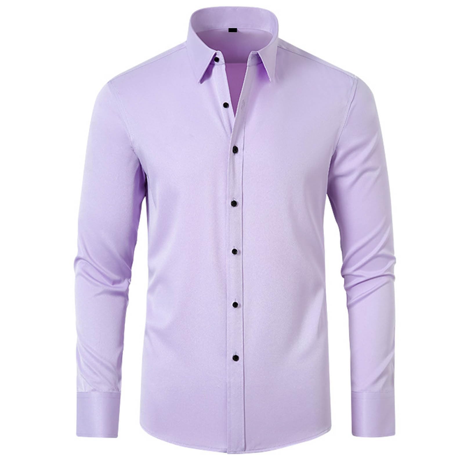 Big & Tall Men's Business Casual Dress Shirts - Professional Button Down Long Sleeve Work Shirt - Regular Fit Office Attire for Formal & Business Meetings