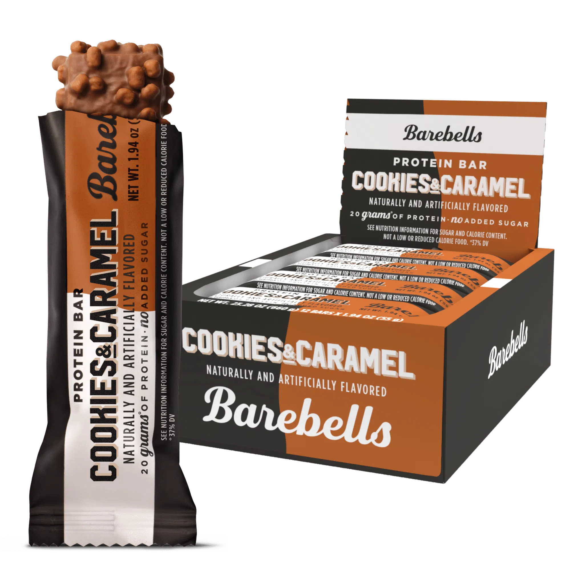 Barebells High-Protein Bars - 20g Protein, Low Sugar, Gluten-Free Snacks for Fitness, Weight Loss & On-the-Go Energy | Ideal for Gym, Workouts & Healthy Lifestyle