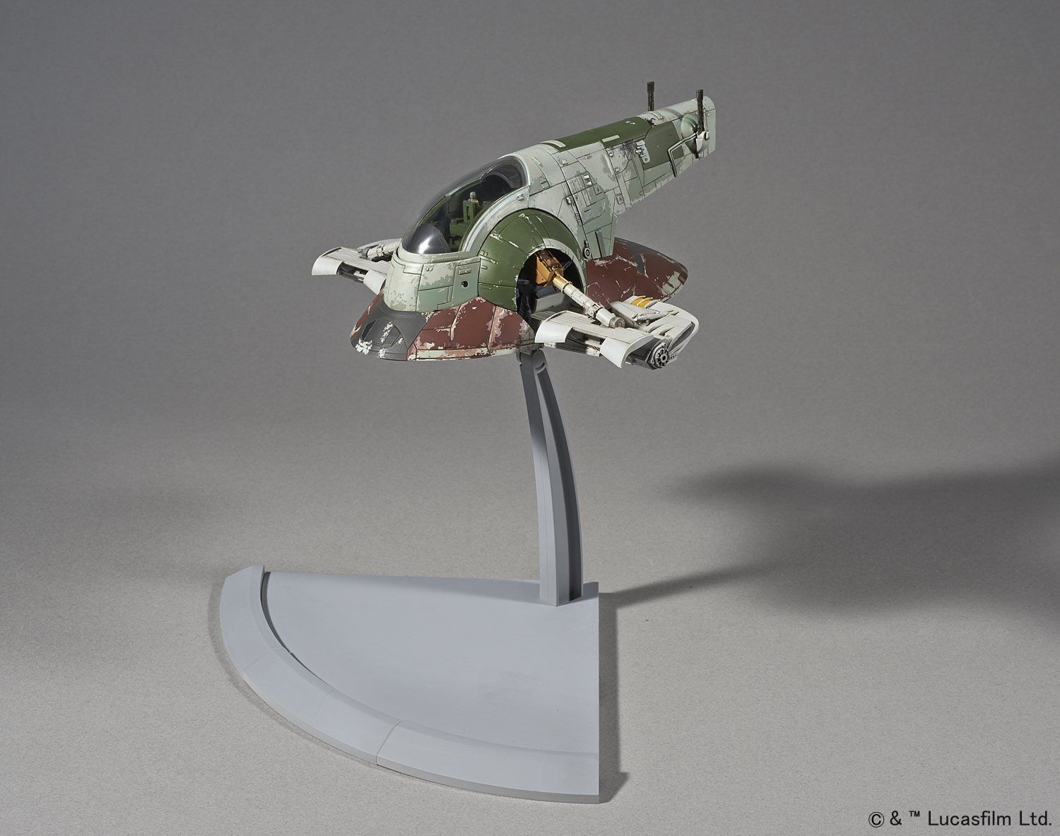 Bandai Star Wars 1/144 Slave I Model Kit - Boba Fett's Iconic Starship Building Set for Collectors & Sci-Fi Fans | Perfect for Display, Gifts & DIY Projects