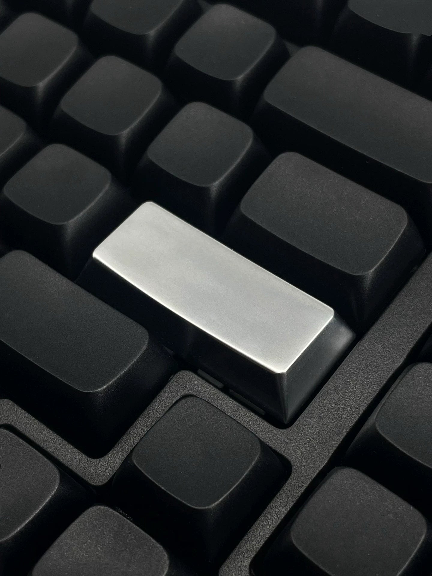 Premium 2.25U Metal Enter Keycap - Silver Textured Mechanical Keyboard Key for Custom Builds | Perfect for Gaming, Typing & Mechanical Keyboard Enthusiasts