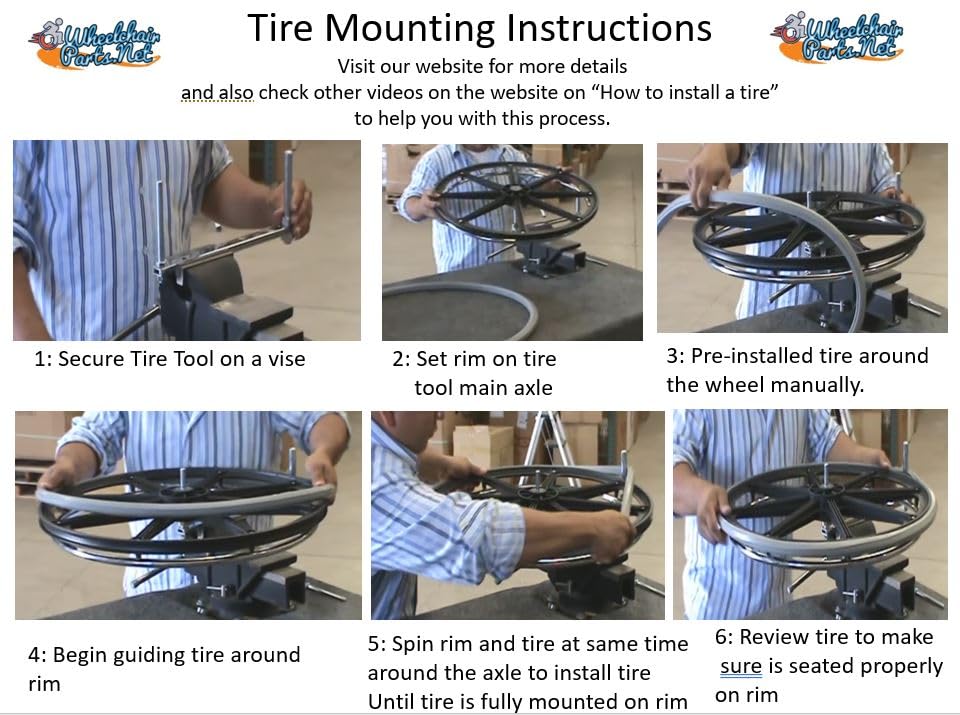 Economy Tire Installation Tool - Heavy Duty Tire Changer Kit for Cars & Trucks - Box of 1 - Perfect for Auto Shops & DIY Tire Repair at Home