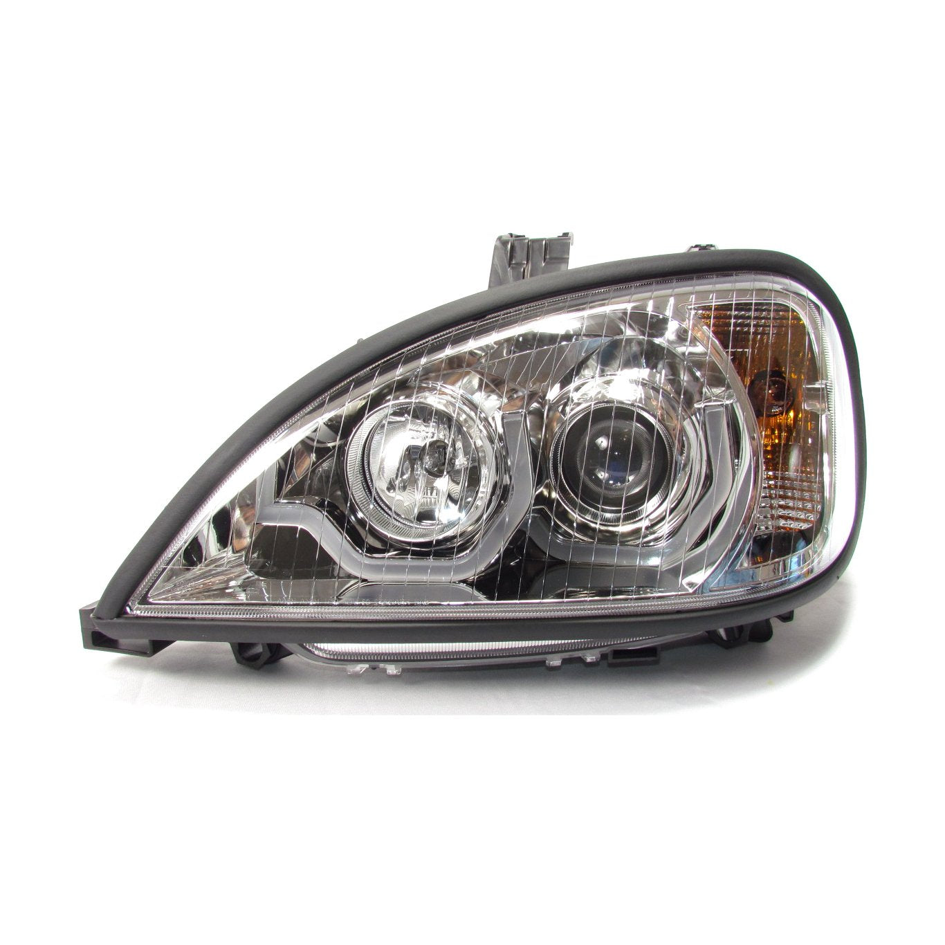 Freightliner Columbia Chrome Housing Projector Headlights - High Performance LED Headlights for Trucks | Perfect for Night Driving & Off-Road Use