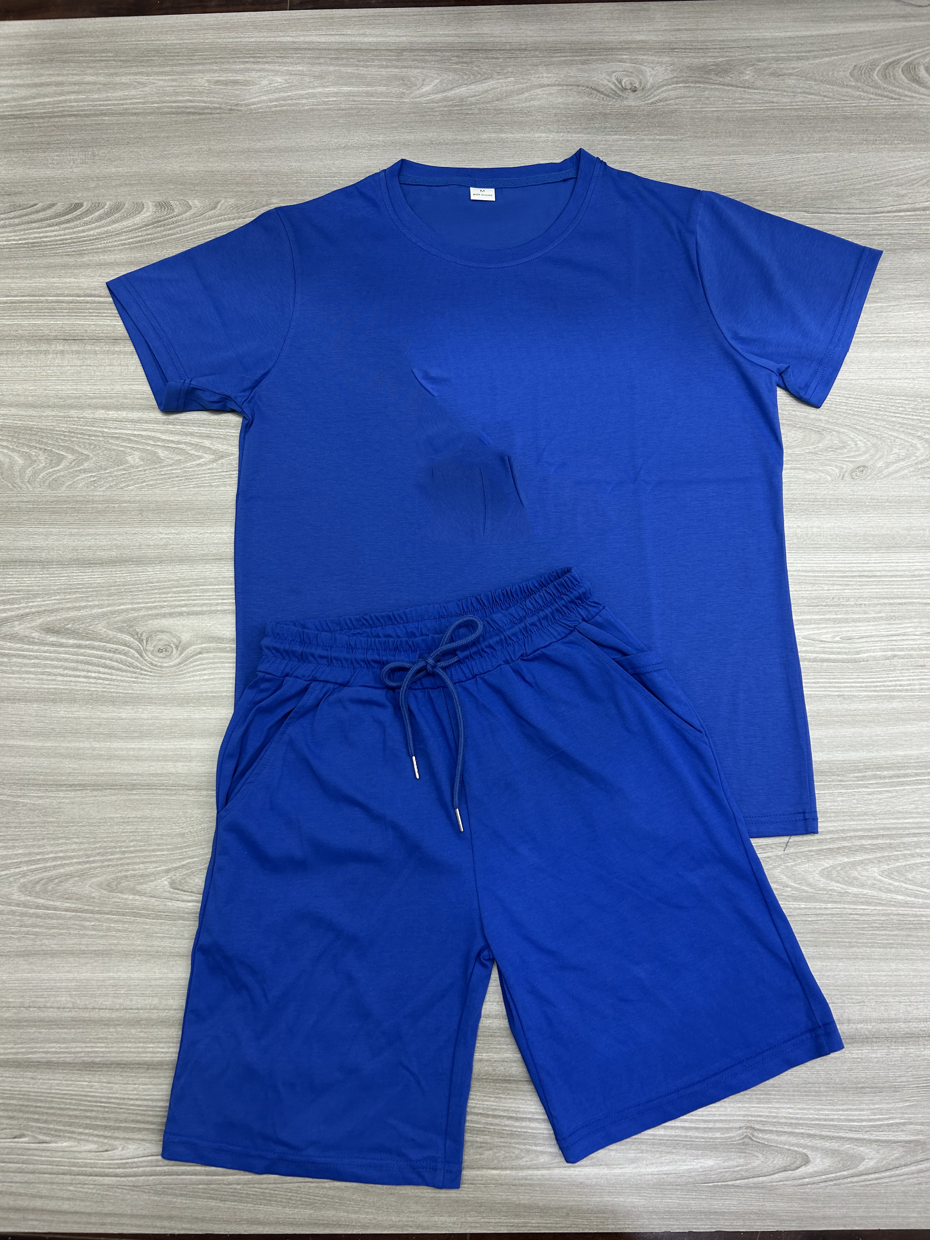 Men's Casual Short Sleeve T-Shirt and Shorts Set - Comfortable Summer Outfit for Beach, Gym, and Everyday Wear
