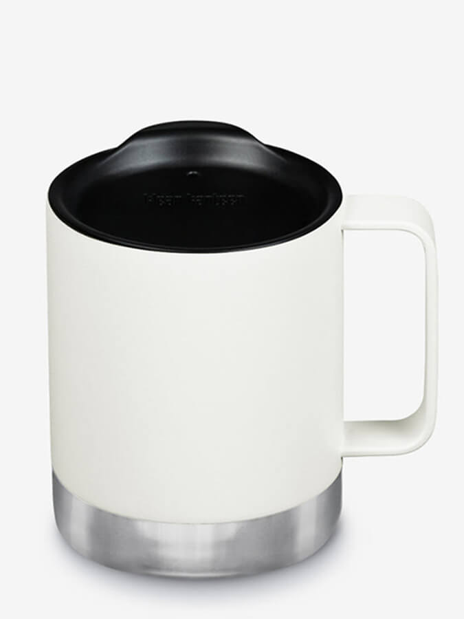 Klean Kanteen 12oz (355ml) Insulated Stainless Steel Travel Mug - Leak Proof Camping Coffee Tumbler for Hot & Cold Beverages - Perfect for Hiking, Camping, Office and Outdoor Adventures