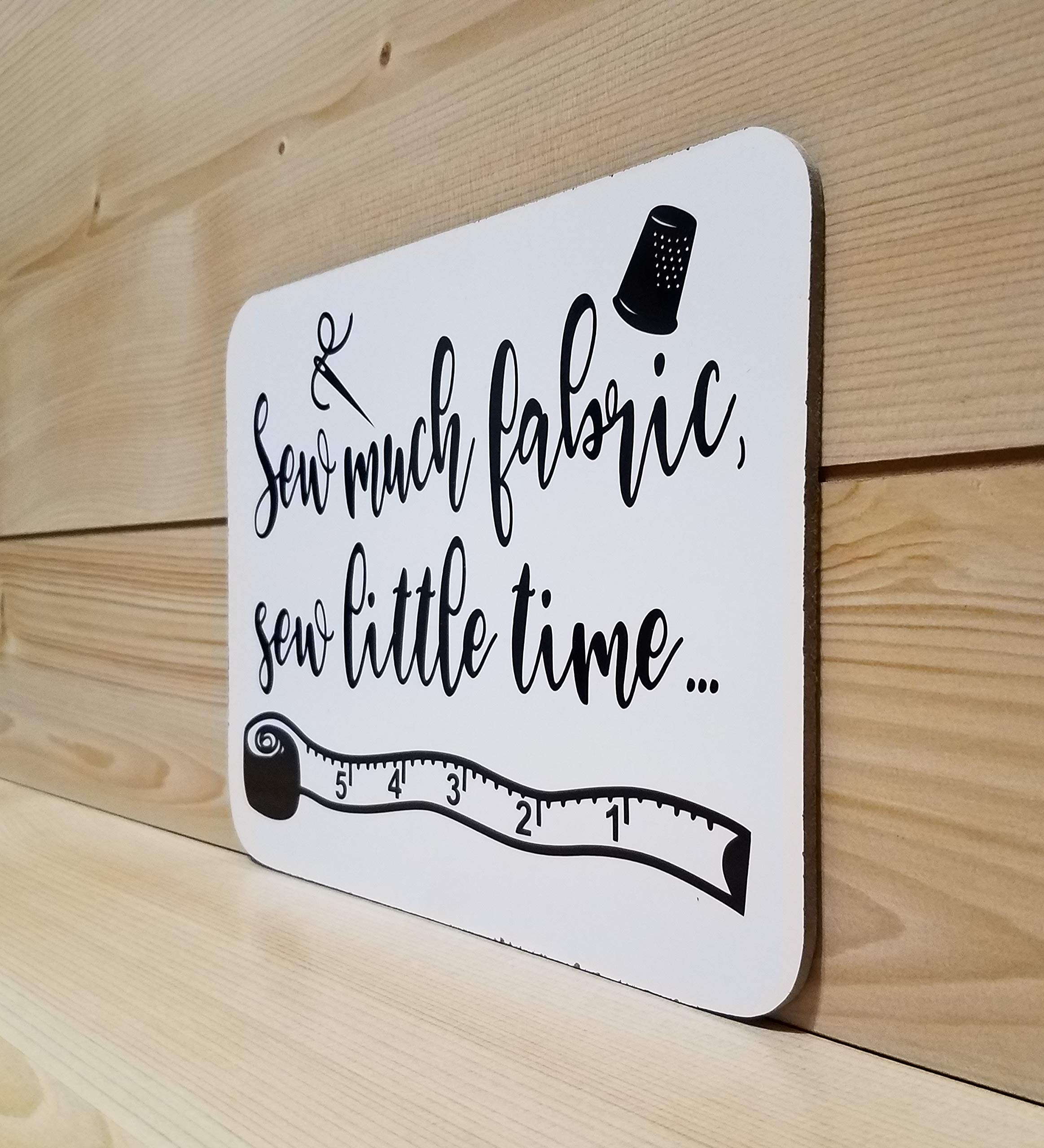 Quilt Sign & Sewing Room Decor - Handmade Fabric Wall Art for Quilters & Sewing Enthusiasts - Perfect for Craft Rooms, Studios & Home Décor