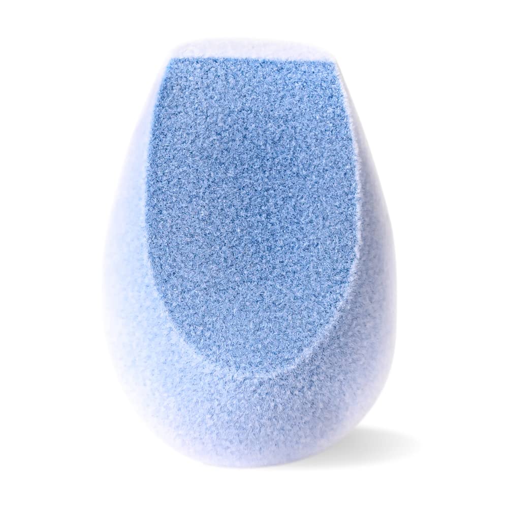 Premium Microfiber Makeup Sponge Blender for Contouring & Baking - Super Soft, Latex-Free, Aqua Blue | Professional Beauty Tool for Flawless Foundation Application & Highlighting