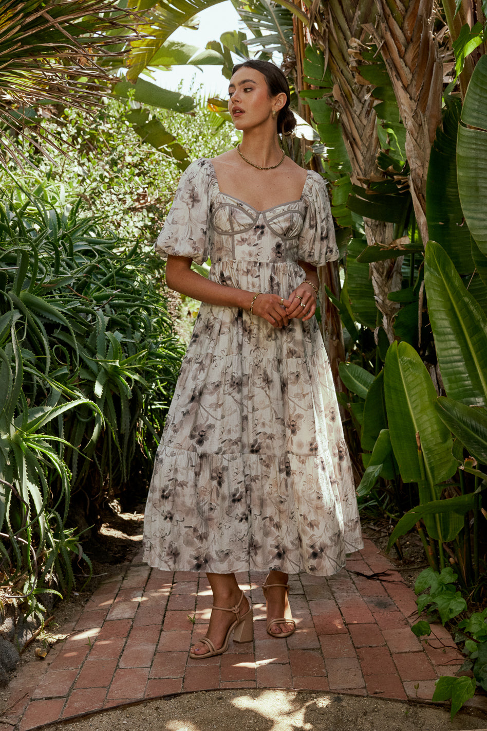 Gaudria Floral Maxi Dress for Women - Summer Boho Long Flowy Dress with Pockets - Perfect for Beach, Vacation & Outdoor Parties