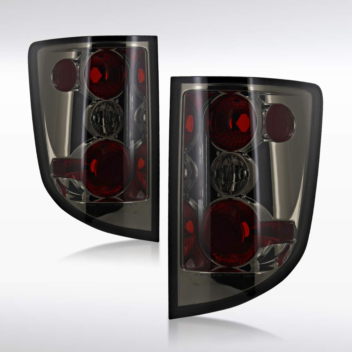 AUTOZENSATION Smoke Lens Tail Lights Brake Lamps - Compatible Pair for 2005-2010 Honda Ridgeline (Left + Right) | Upgrade Your Truck's Style & Night Visibility