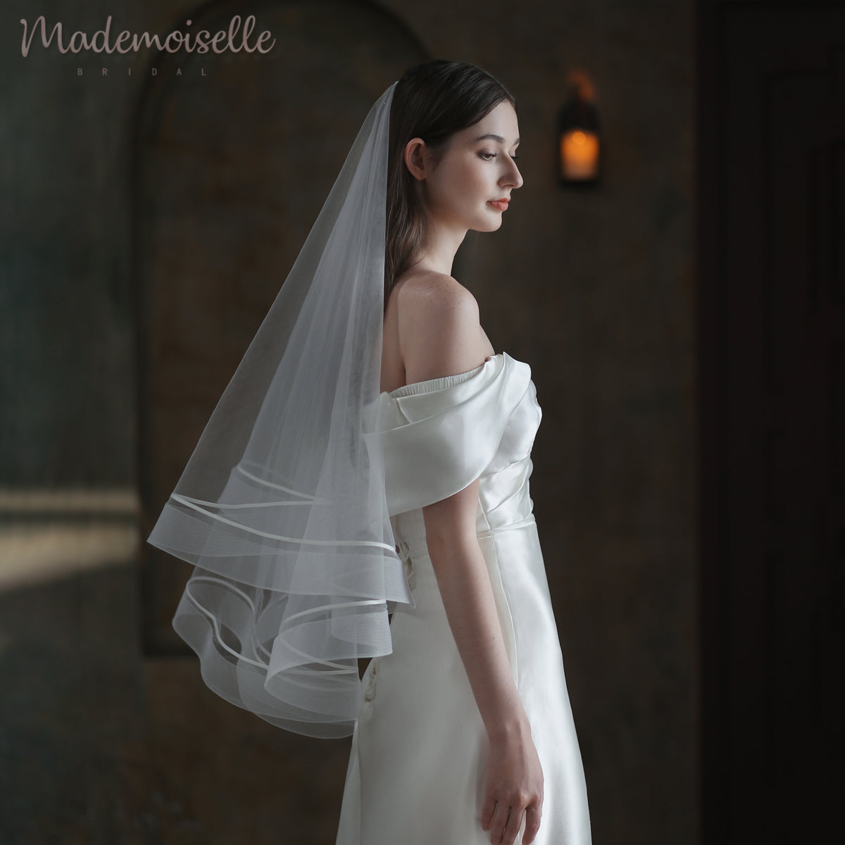 Enya Veil - Elegant Wedding Veil for Brides | Perfect for Ceremonies, Photos & Special Occasions
