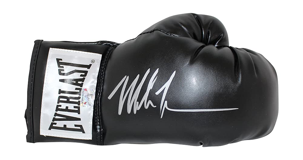 Mike Tyson Autographed Everlast Black Boxing Glove - Signed Memorabilia for Collectors, Boxing Fans & Sports Enthusiasts - Perfect for Display, Gifts & Home Decor