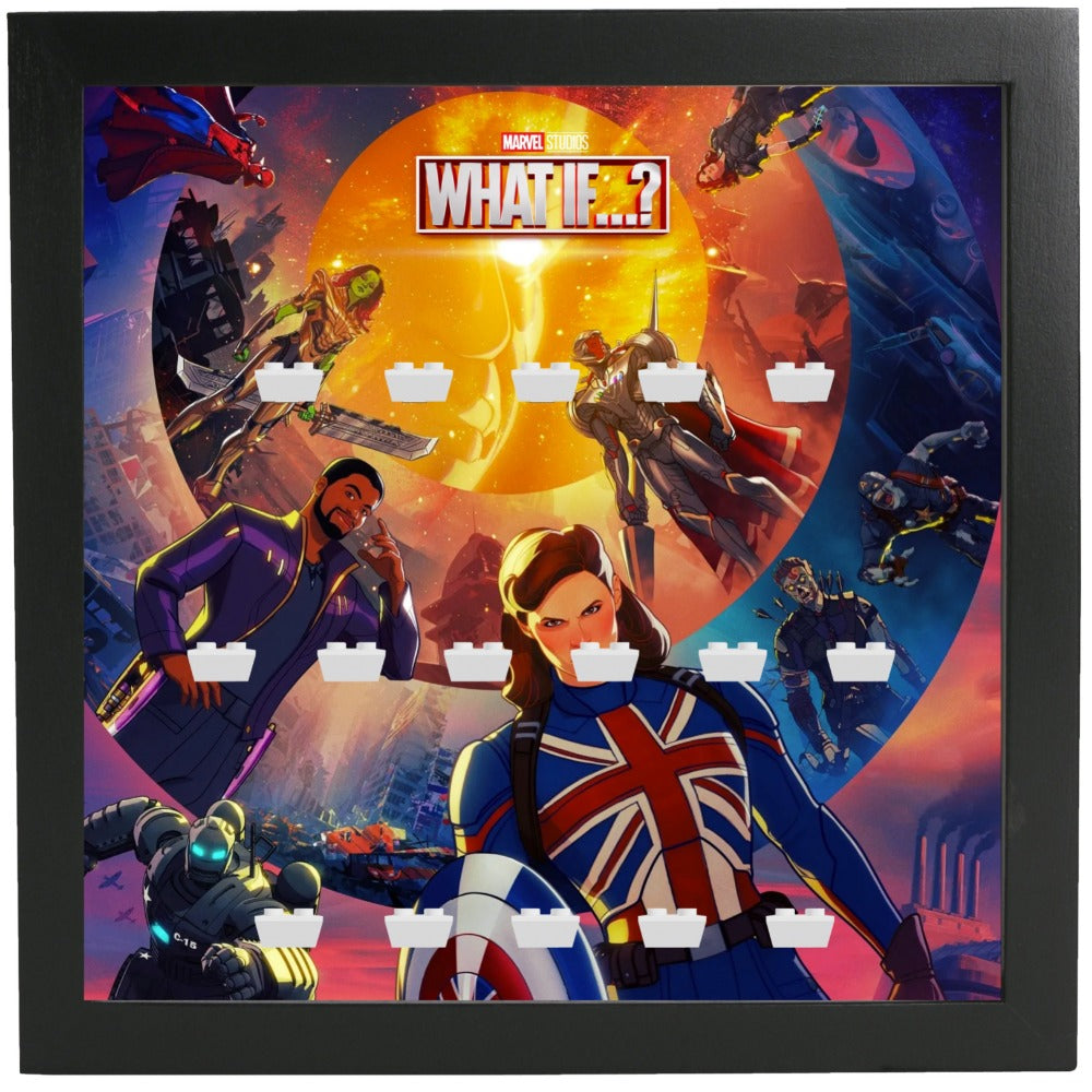 Lego® Marvel What If...? Minifigure Display Frame - Showcase Your Collectible Minifigures for Home Decor or Office Display