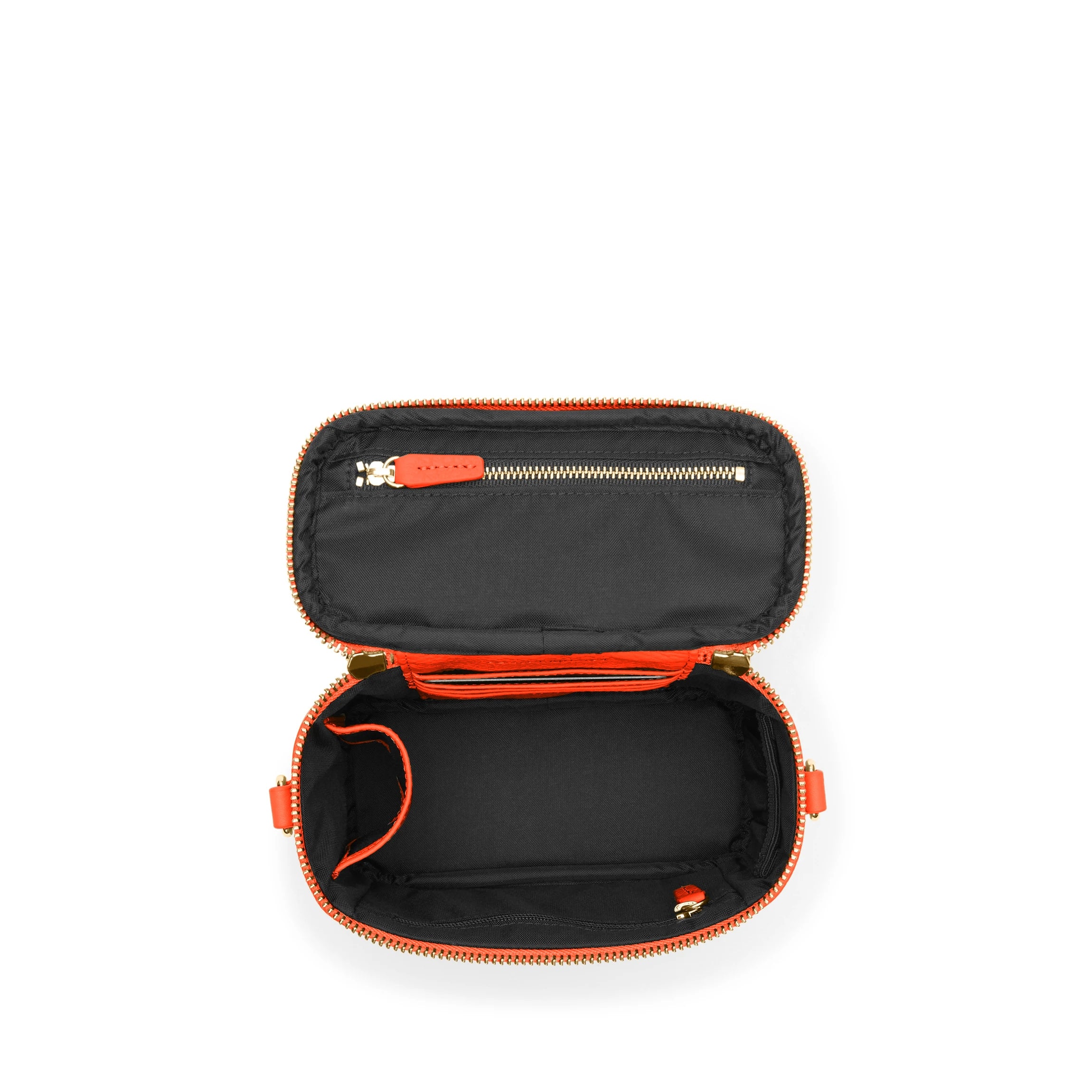Maddie Micro Train Case Crossbody Bag - Stylish & Compact Clementine Orange Handbag for Women | Perfect for Travel, Work & Everyday Use