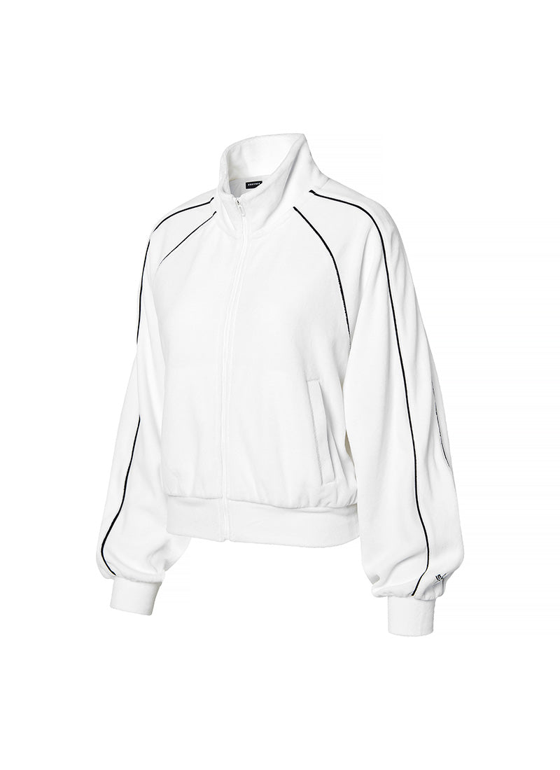 Soft Velour Track Zip Up Hoodie for Women - Cozy Lounge Wear & Casual Outfit for Home, Gym, and Running