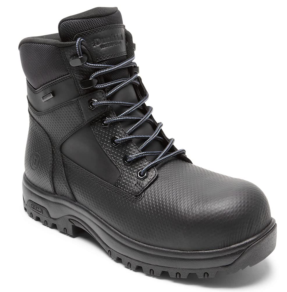 Dunham 8000 Men's 6 Inch Waterproof Steel Toe Work Boots - OSHA Approved Safety Shoes for Construction, Warehouse & Outdoor Work