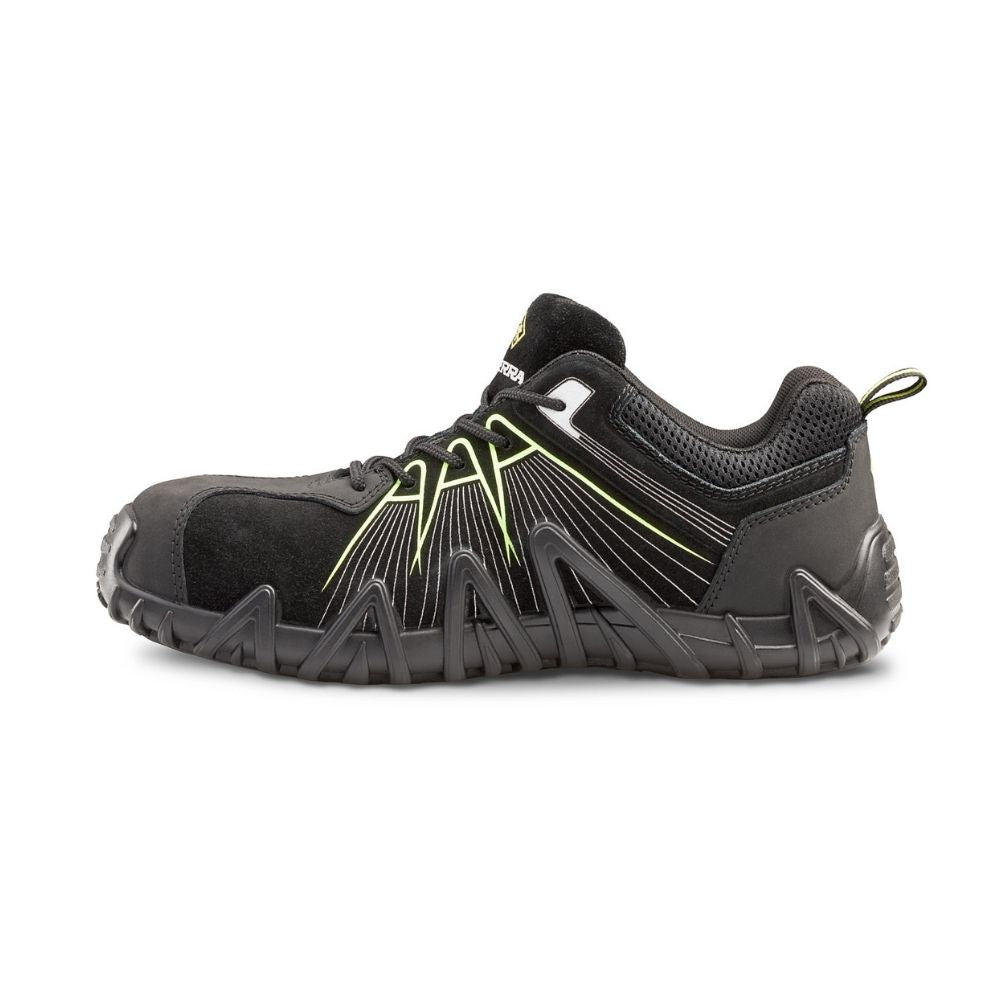 Terra Spider X Unisex Lightweight Composite Toe Work Shoes TR108008BLL - Yellow & Black Safety Boots for Construction, Warehouse & Outdoor Work