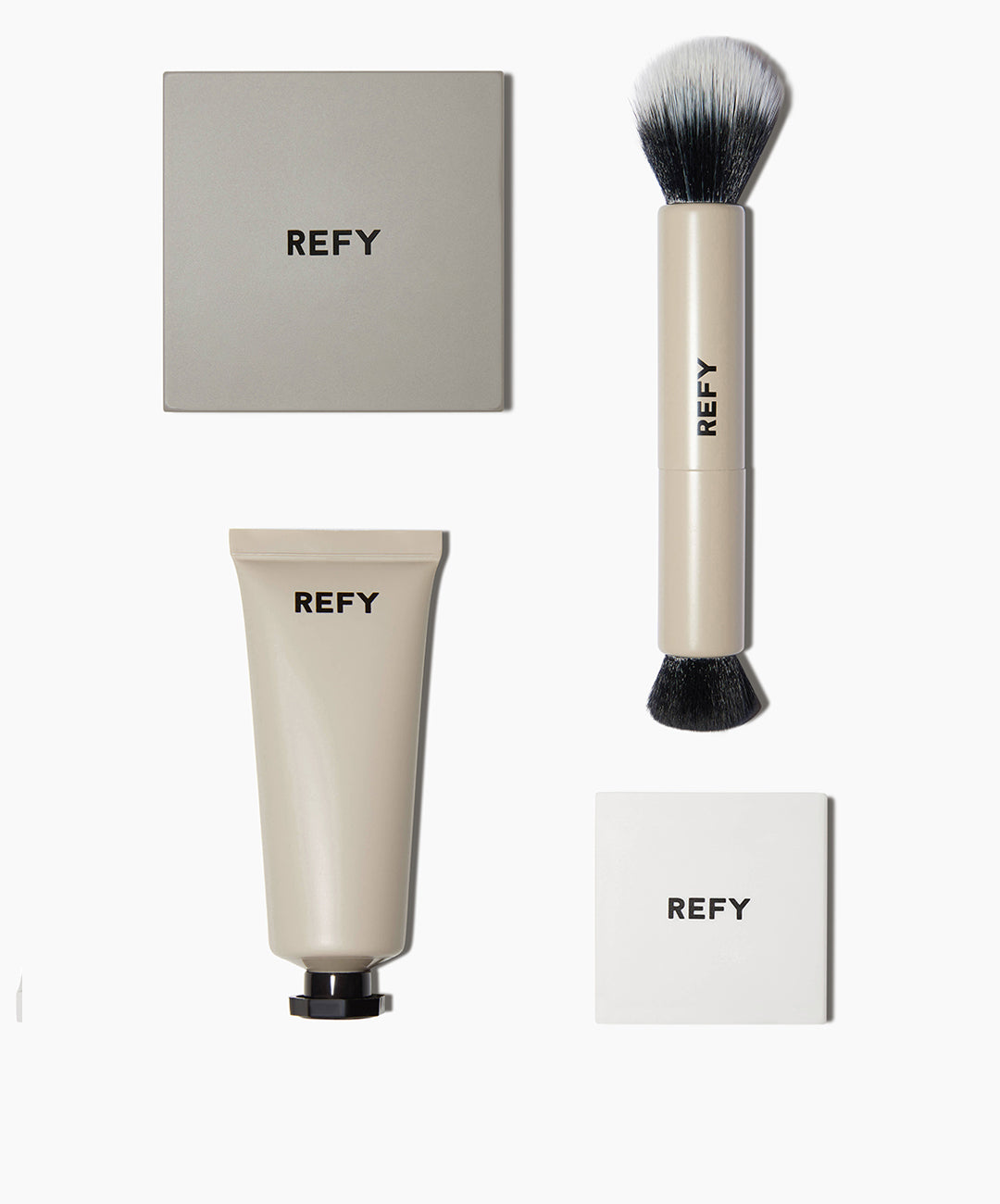 Face Collection + Duo Brush Set - Professional Makeup Brush Kit for Flawless Foundation & Contouring - Perfect for Daily Makeup & Special Occasions