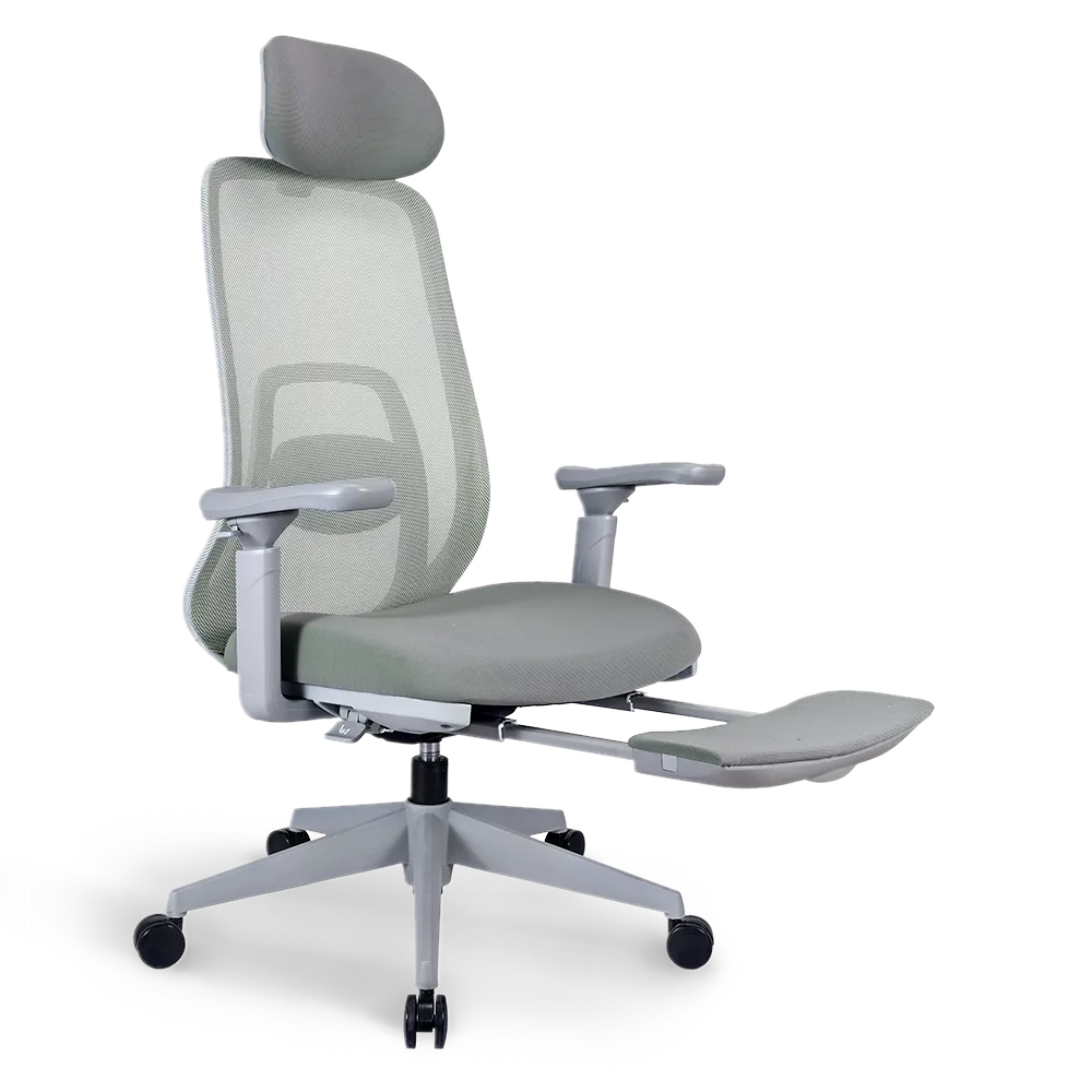 Pluto Ergonomic Office Chair - Adjustable Lumbar Support & Breathable Mesh Back - Perfect for Home Office, Gaming & Workspace