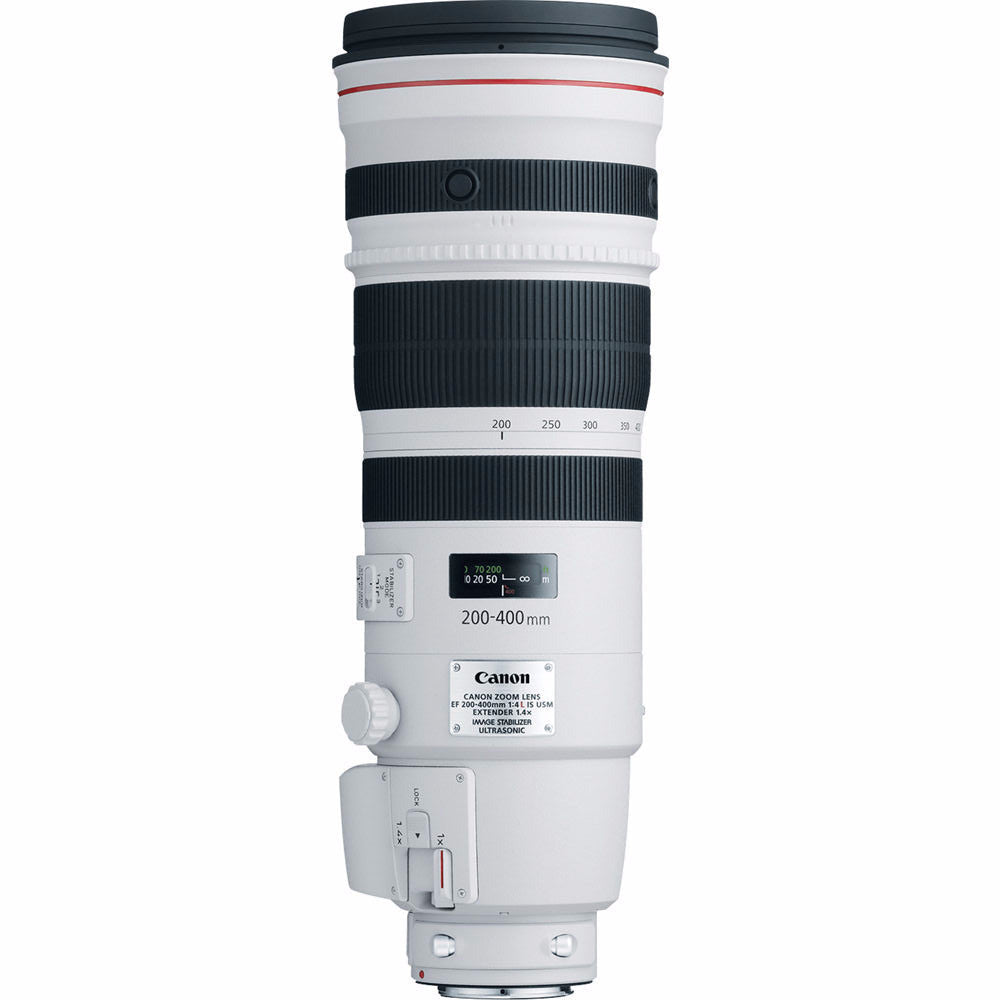 Canon EF 200-400mm f/4L IS USM Telephoto Zoom Lens with Built-in 1.4x Extender - Professional Wildlife & Sports Photography, Bird Watching, Outdoor Events
