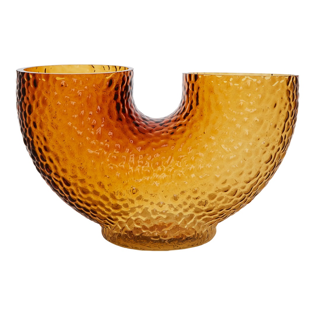 Aurora Glass Vase - Elegant Handmade Clear Flower Vase for Home Decor, Wedding Centerpieces & Tabletop Arrangements