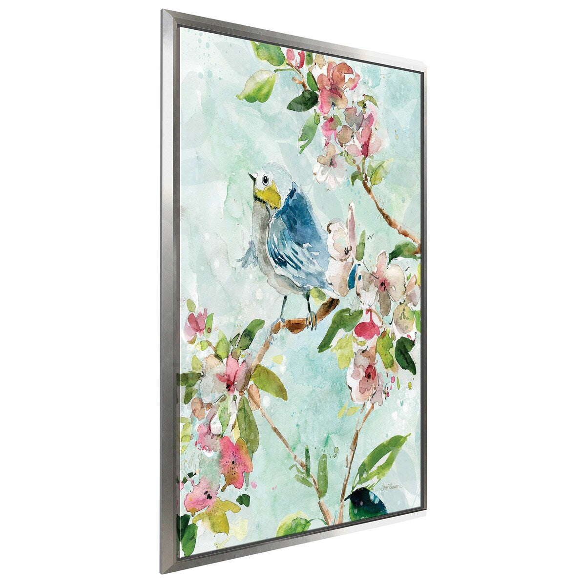 Carol Robinson Asbury Garden Song II Art Print - Floating Canvas Wall Decor for Living Room, Bedroom & Office
