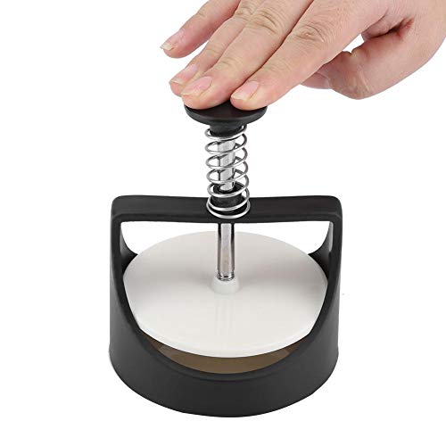 Premium Hamburger Patty Maker Press - Heavy Duty Stainless Steel Burger Meat Press for Homemade Beef Burgers - Perfect for BBQ, Grilling, and Home Kitchen Cooking